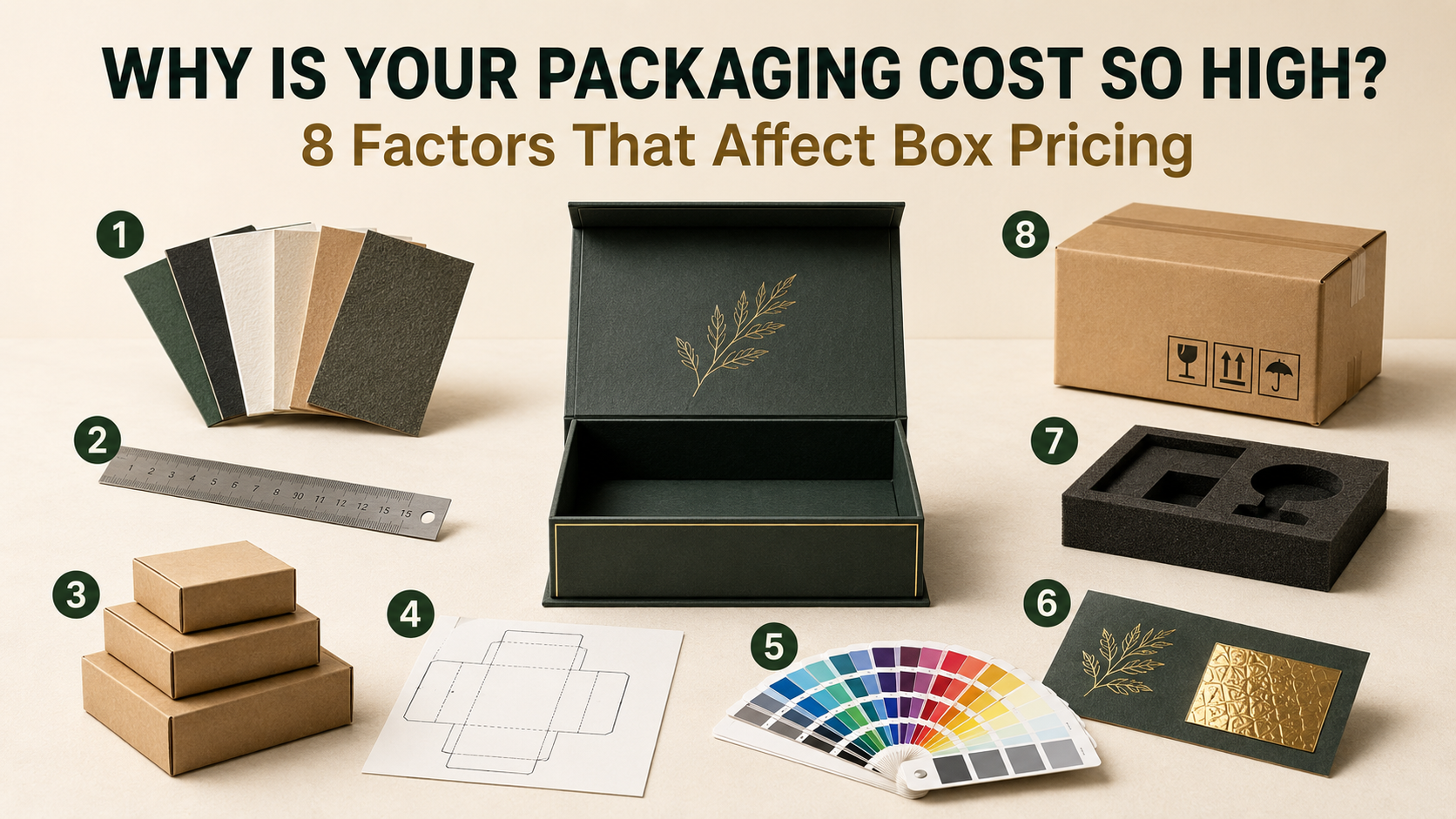 Eight Factors Driving Custom Box Costs