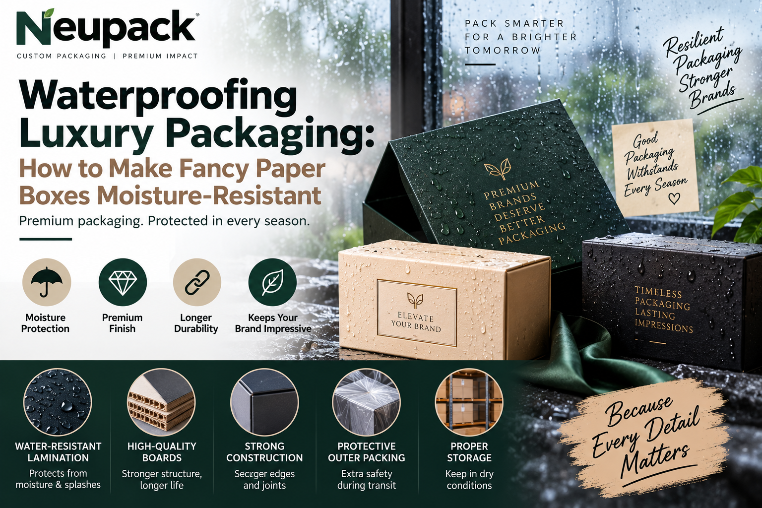 Waterproofing Luxury Packaging
